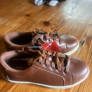 Deer Stags Kids Tan Sneakers
